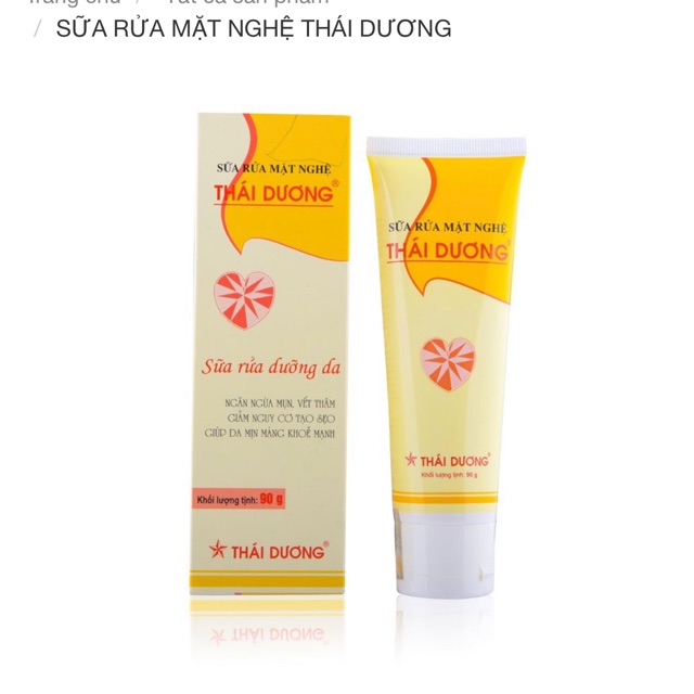 Sữa rửa mặt nghệ thái dương