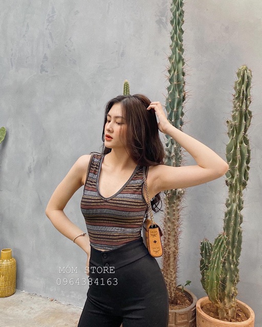 Áo Thun Croptop hàng hiệu Xuất Xịn