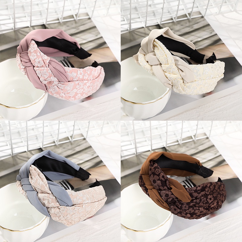 Cài tóc HAIMEIKANG họa tiết sọc caro phong cách retro Hàn Quốc thời trang cho nữ