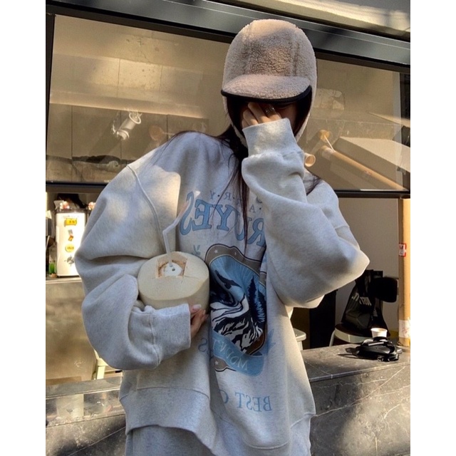 [ ẢNH THẬT ] SET ÁO SWEATER + QUẦN JOGGER BE FORUYES FORM RỘNG TAY BỒNG