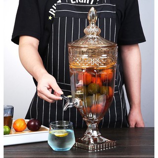 Bình thủy tinh đựng nước cao cấp có vòi