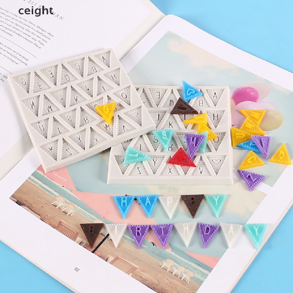 Khuôn Silicone Tạo Hình Làm Bánh Kẹo Hình 26 Chữ Cái Tiếng Anh