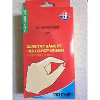 Hộp Găng Tay Nilon ( Combo 5 Hộp - Hộp 100 chiếc)
