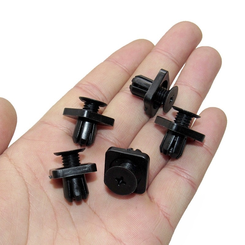 Set 10 đinh tán nhựa vuông cho Honda  - Chốt vít nở cho ô tô
