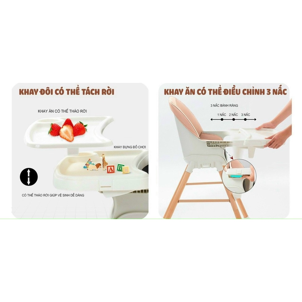Ghế ăn dặm Barot phong cách Hàn Quốc cho bé