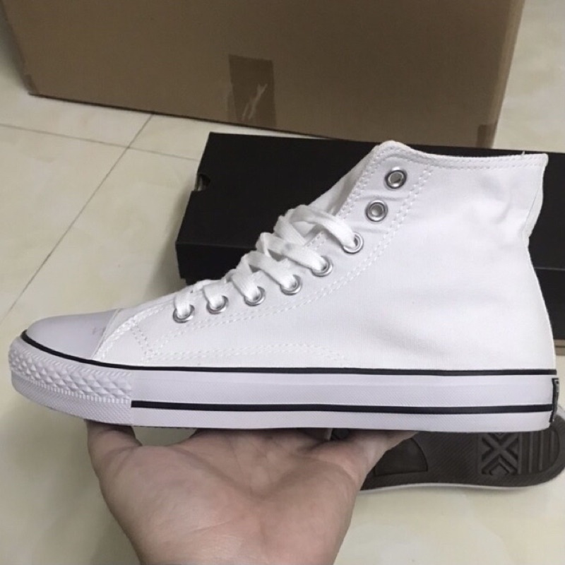 🔥 Giày Converse Cao Cổ Classic Màu Đen, Trắng Kèm Hộp.