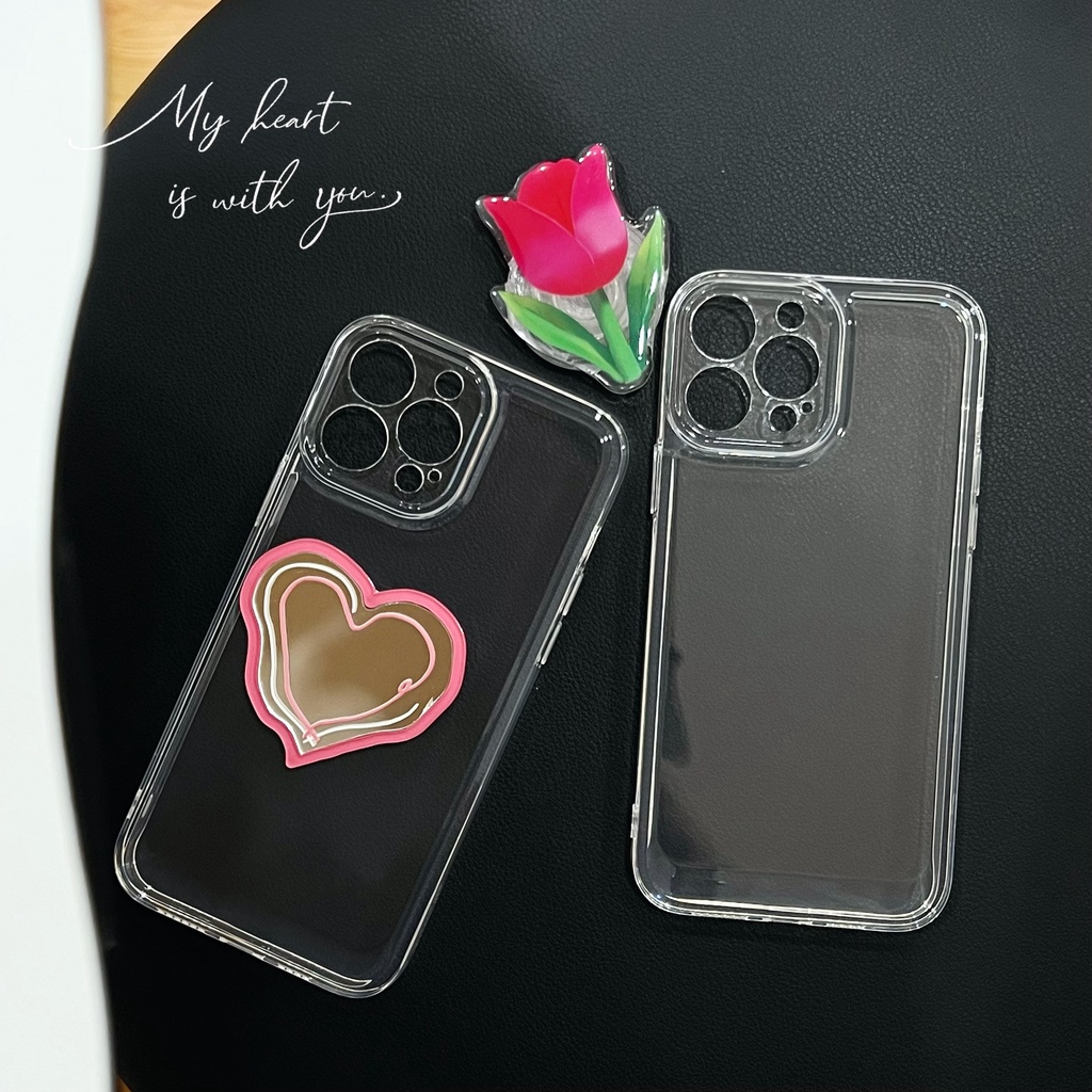 Ốp Điện Thoại Chống Sốc Thiết Kế Thời Trang Ngọt Ngào Có Giá Đỡ Cho Iphone