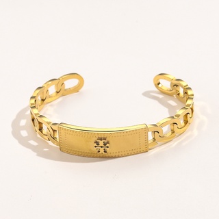Tory burch vòng đeo tay bằng thép titan thiết kế tinh tế thời trang