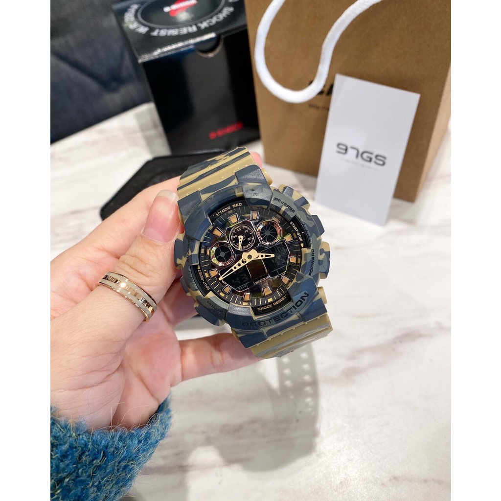 Đồng hồ nam G.100 thể thao cá tính size 42mm