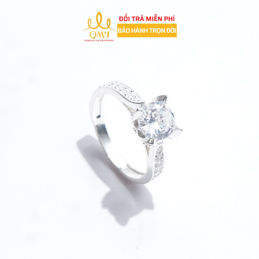 Nhẫn bạc nữ 4 chấu sang trọng 925 cao cấp QMJ - Q710