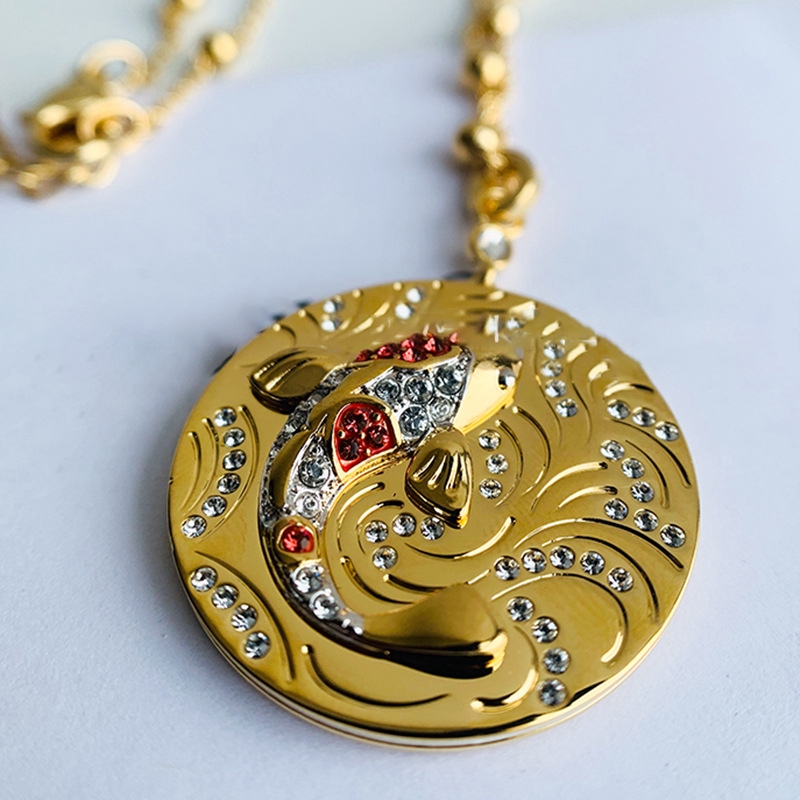 Dây Chuyền Mặt Hình Cá Koi May Mắn Màu Vàng Sang Trọng | BigBuy360 - bigbuy360.vn