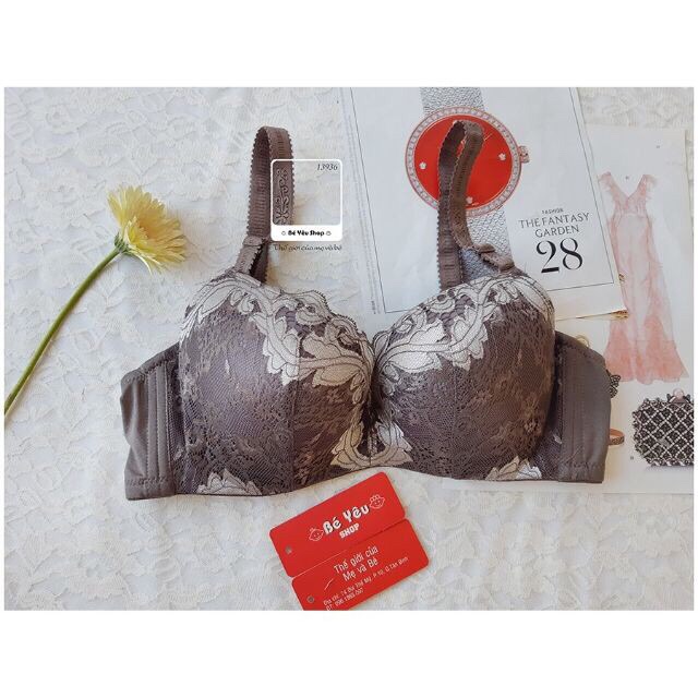 (936)Áo lót mỏng ren hoa đẹp