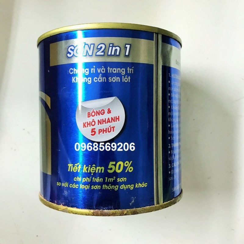 Sơn sắt mạ kẽm Hòa Phát - Sơn chuyên dụng chống rỉ các bề mặt sắt mạ kẽm, inox và nhôm bền đẹp
