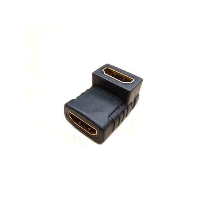 Đầu nối HDMI chữ L 2 đầu âm - Thiết kế nhỏ gọn, lắp đặt dễ dàng , sử dụng tiện lợi