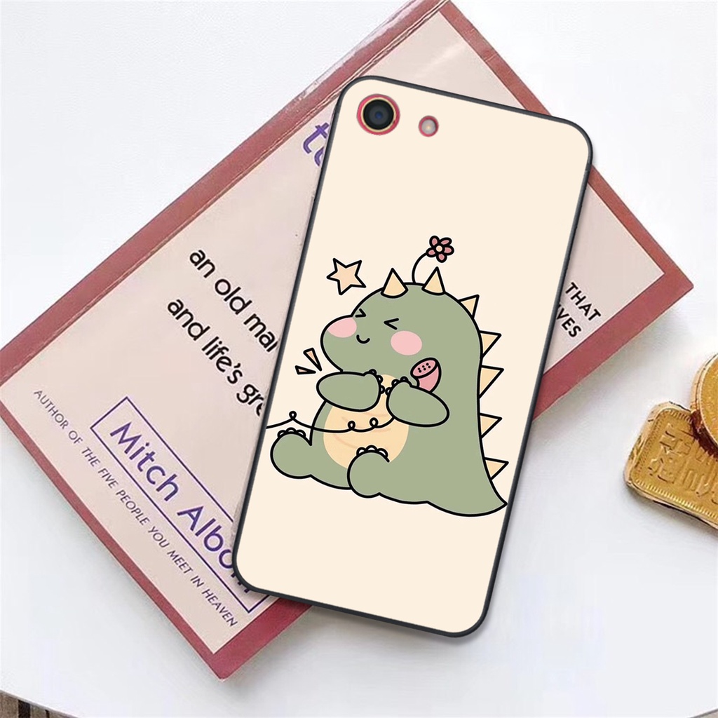 Ốp lưng Oppo F1S - F3 in hình khủng long cute