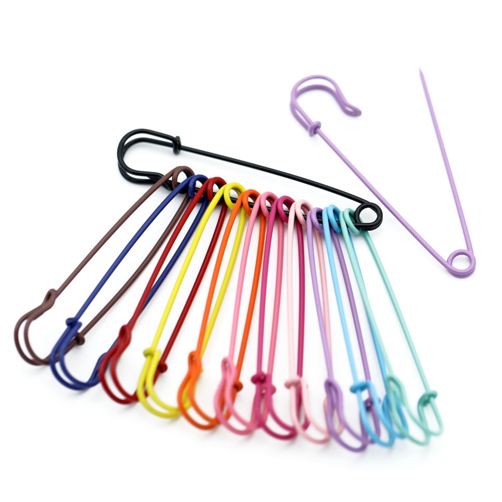Set 20 Ghim Kim Loại Nhiều Màu Sắc Dùng Trong May Vá DIY