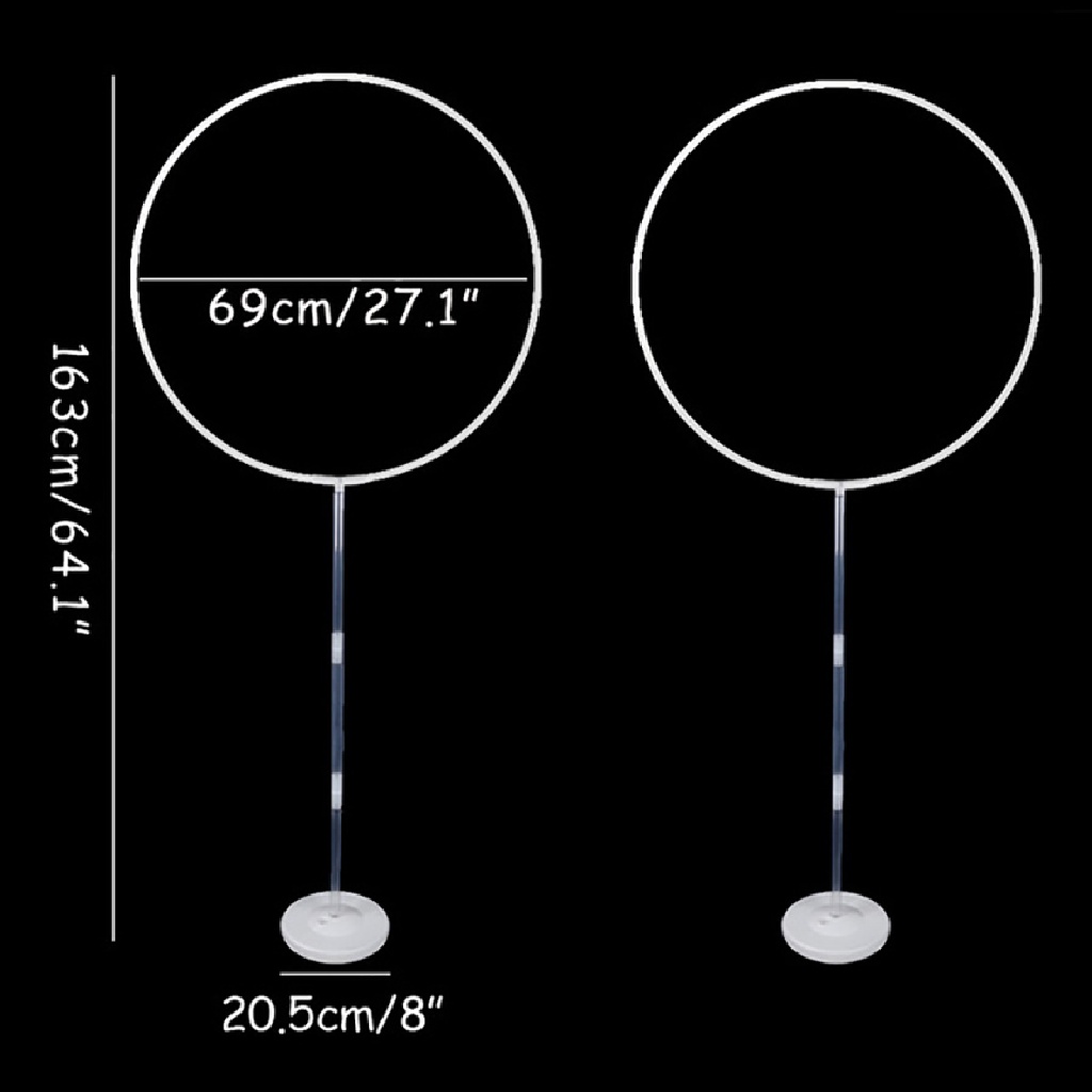 Bộ Khung Bong Bóng Tròn 163x73cm Trang Trí Tiệc Cưới