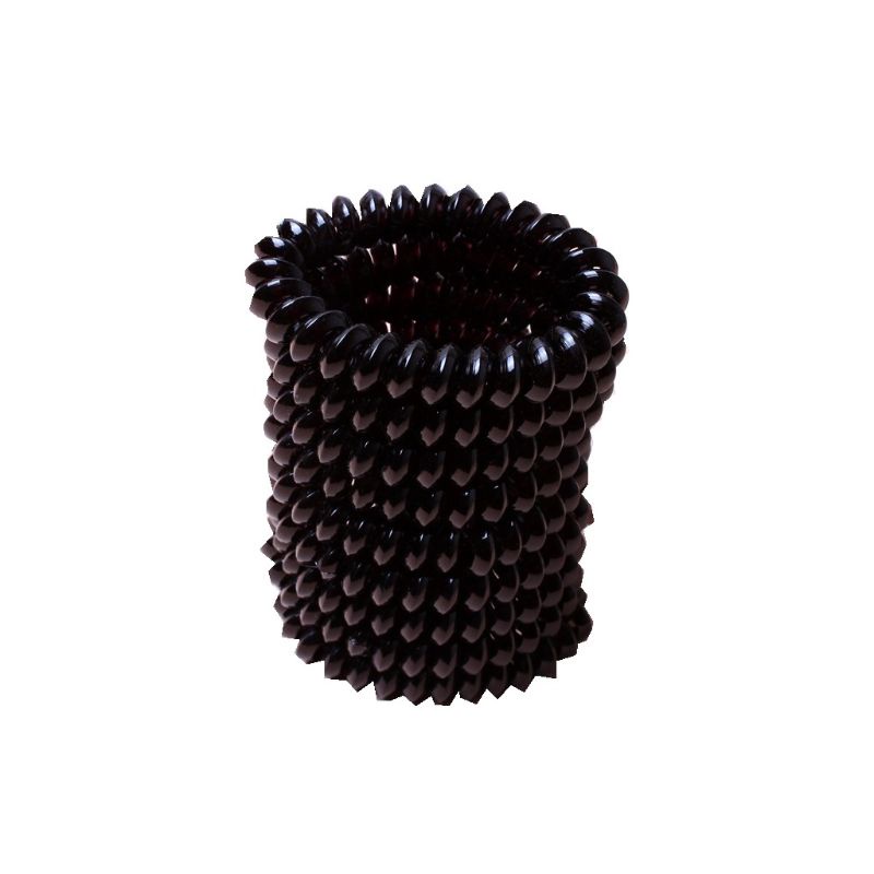 Dây buộc tóc đuôi ngựa 5cm bằng nhựa màu gradient không để lại dấu vết