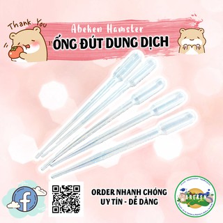 Ống bơm 3ml đút sữa, dung dịch cho Hamster