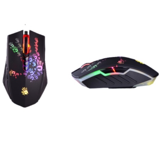 Chuột Máy Tính Có Dây Gaming Bloody A60 6200CPI 8 Nút (ACTIVATED ULTRA CORE 3&amp;4) Chuyên Minecraft - Hàng Chính Hãng