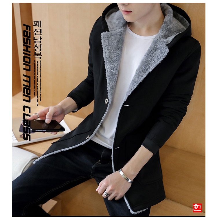 Áo Mangto Nam Nữ, Áo Khoác Dạ Nam Phong Cách Hàn Quốc [AKI}