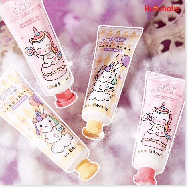 [Mã giảm giá] Kem tay KISS BEAUTY Unicorn Hand Cream hương nước hoa dưỡng ẩm mềm mịn KISS03