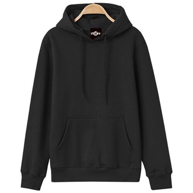 Áo Khoác Hoodie ♥️FREESHIP♥️Nỉ Trơn Unisex - Đen | BigBuy360 - bigbuy360.vn