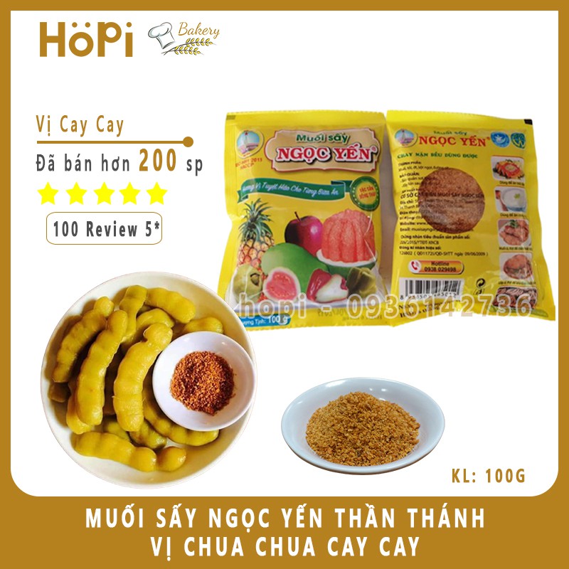 Muối Sấy Ngọc Yến Thần Thánh Vị Cay Cay Chua Chua Ngọt Ngọt (100g)