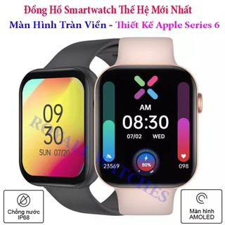 Đồng hồ thông minh nam nữ t500+ pro seri 6 hiwatch 6 thay ảnh nghe gọi kết nối bluetooth 5.0 44mm pin trâu chính hãng