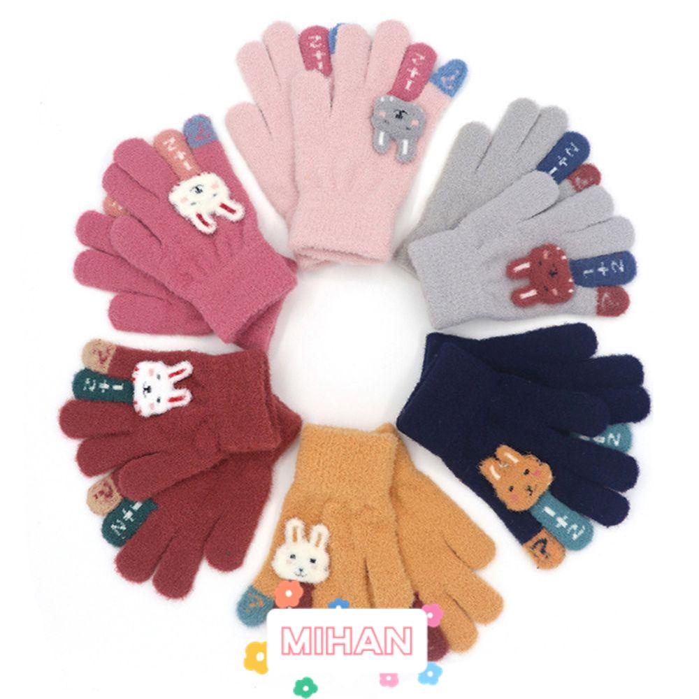 Găng Tay Dệt Kim Thân Thiện Với Da Mùa Đông Cho Trẻ Em MIHAN1