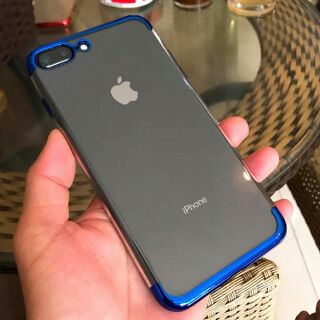 Ốp iphone 6/6s 6/6splus 7/8plus iphone x silicon trong 2 đầu sơn tĩnh điện