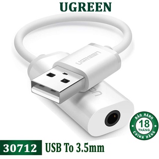 Bộ chuyển đổi usb ra audio ugreen 30712