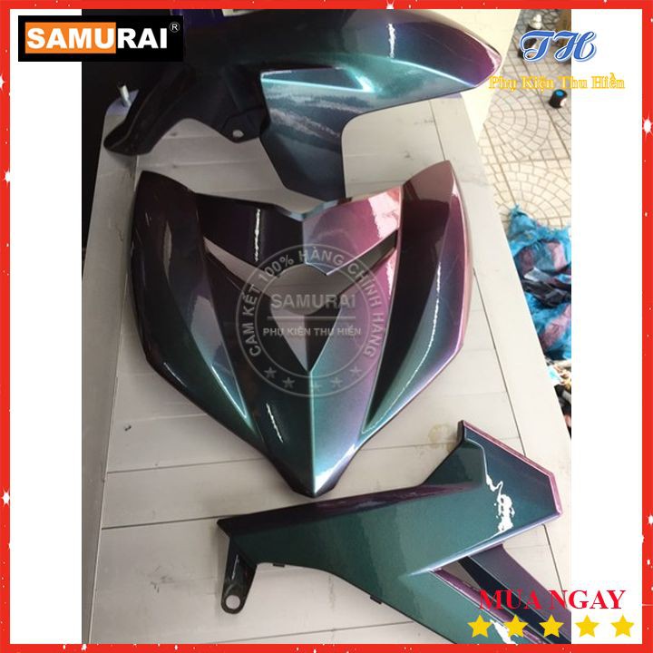 Sơn Xịt Samurai Màu Tím Xanh K7 - Mã T600