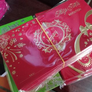 Thiệp mời  sinh nhật,  thôi nôi,  tiệc ( 10c)