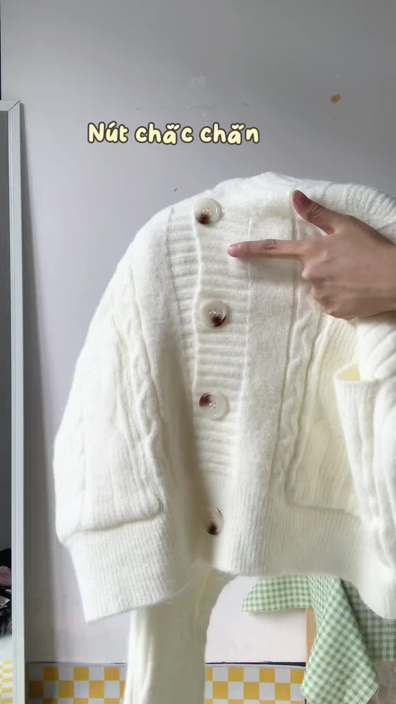 Áo Khoác Cadigan Len Vắt Thừng Dáng Suông Rộng Dáng Dài Hàng Quảng Châu Cc Phong Cách Hàn Quốc Ak1491 | BigBuy360 - bigbuy360.vn