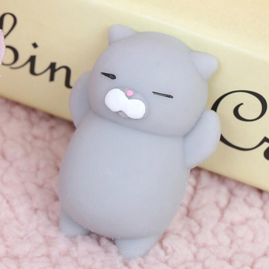 Đồ chơi nắn bóp đàn hồi giảm stress hình mèo hoạt hình xinh xắn