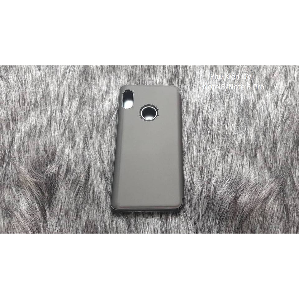 Bao Da Clear View Cover Standing Xiaomi Note 5 / Note 5 Pro