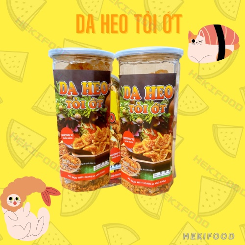 Da heo chiên giòn tỏi ớt 160g - Ăn vặt Heki | BigBuy360 - bigbuy360.vn