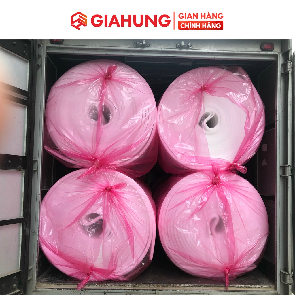 Mút xốp bọc đồ Pe Foam giảm chấn, chống sốc bảo vệ hàng hóa kích thước 4mm x 1m X 100m - GIAHUNGPRO