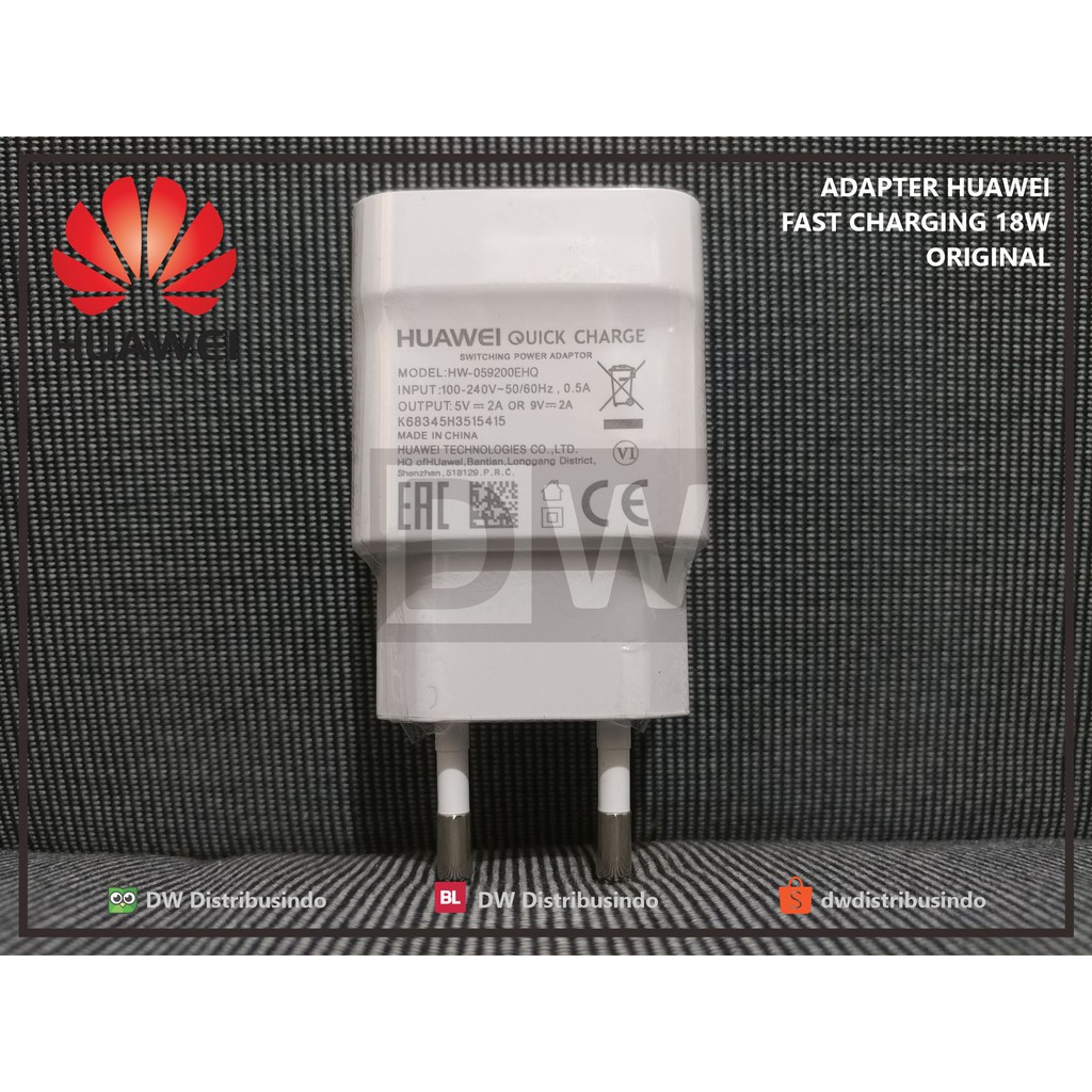 HUAWEI Củ Sạc Nhanh 18w P9 Leica P10 Plus Mate P20 Lite P30 Lite Nova 2i 3i 3 4 5