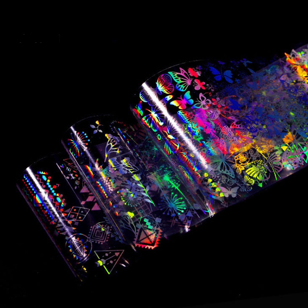 Miếng Dán Trang Trí Móng Tay Hình Ngọn Lửa Chủ Đề Giáng Sinh