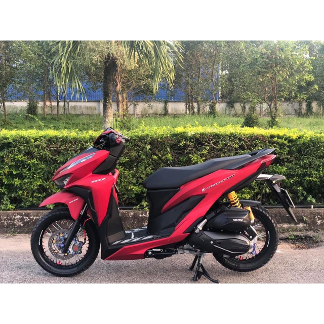 Sơn xe máy HYPER màu đỏ ánh cam mờ Honda Vario 1K  - 1Lít - Sơn lót nền bạc hoặc bạc hồng