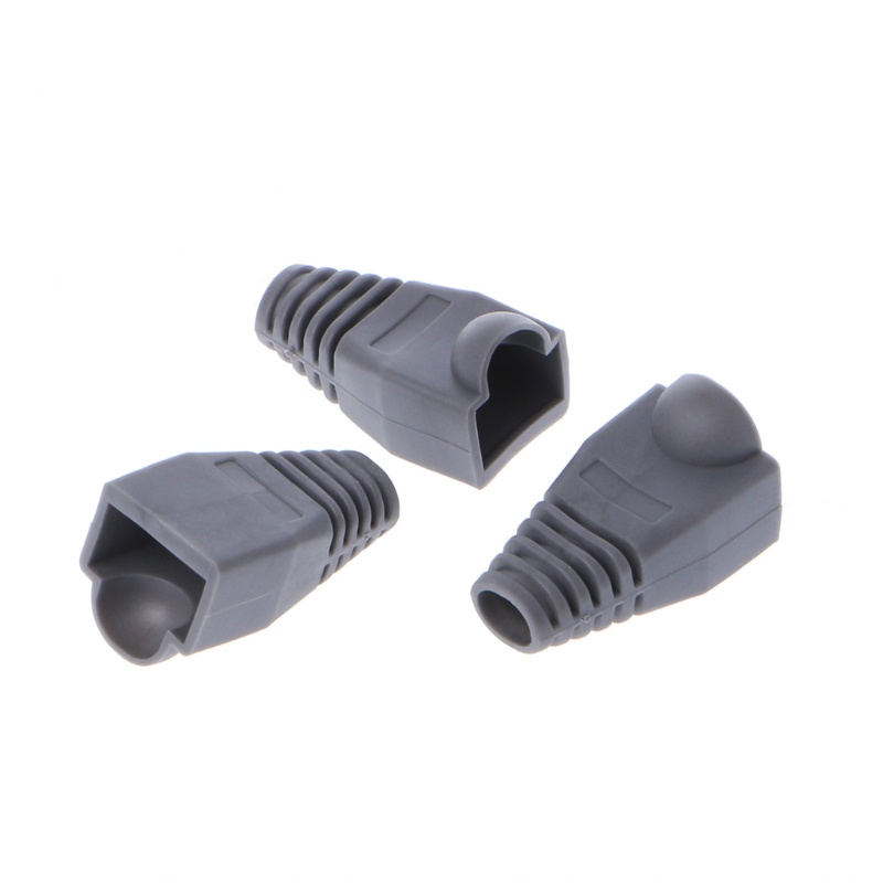 Set 100 Đầu Nối Dây Cáp Mạng CAT5E CAT6 RJ45 Chuyên Dụng Chất Lượng Cao