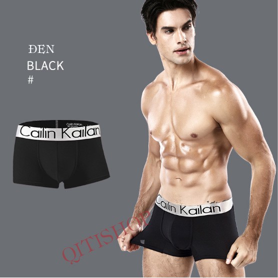 Combo 4 Quần Sịp Đùi Nam - Boxer Nam Cotton Lụa Thoáng Khí (4 Màu)