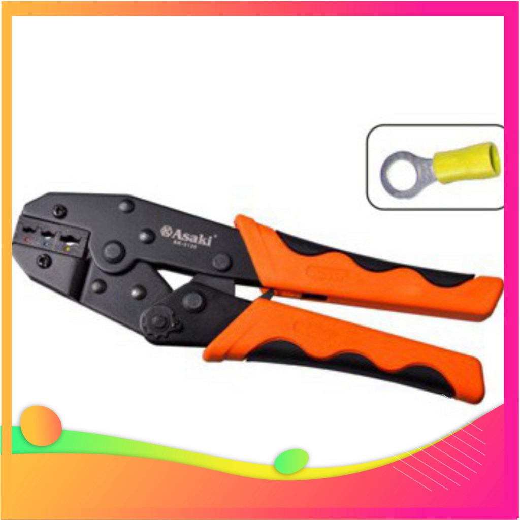 Kìm bấm cos thủy lực Asaki AK-618