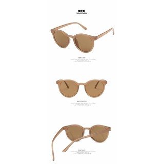 Kính mát nữ gọng NOBITA NÂU NHẠT màu mắt TRÀ SỮA hàng quảng châu