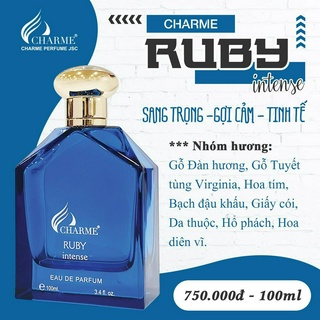 Nước Hoa Nam Charme Ruby Intense 10ml