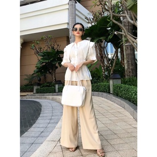 VELLE DESIGN áo sơ mi lụa tơ organza Ellis