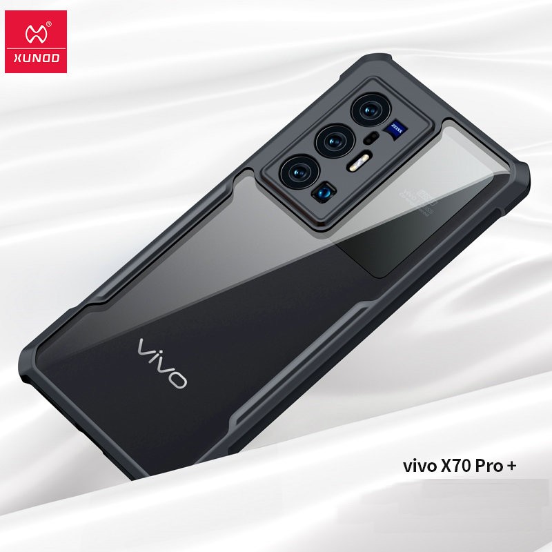Ốp điện thoại XUNDD trong suốt chống sốc cho VIVO X70 Pro VIVO X70 Pro+ X70