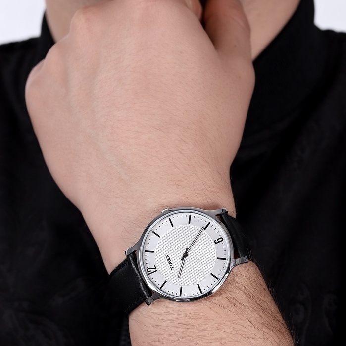 Đồng hồ Nam Timex Classic Metropolitan 40mm TW2R50000 Dây Da - Chính Hãng